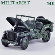 1:18 Willis GP JEEPS - Military Model Old World War II - Limitierte Auflage