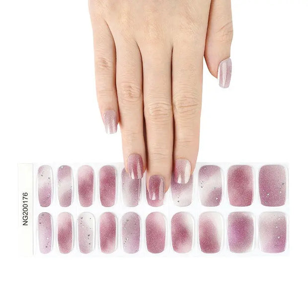 20 Stück UV Gel Nagelfolien