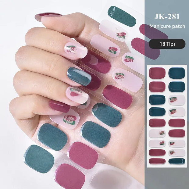 20 Stück UV Gel Nagelfolien