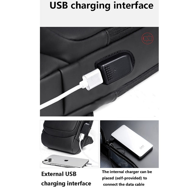 USB Anti-Diebstahl Umhängetasche
