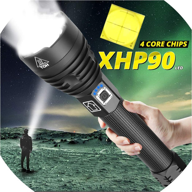 XHP90 Taktische Taschenlampe - Spüren Sie die Kraft des Lichts