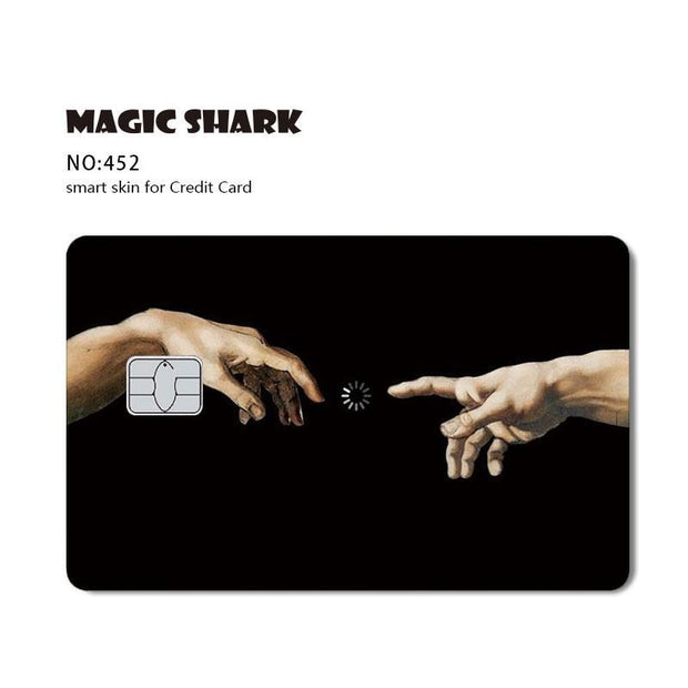 Einzigartige Kreditkartensticker
