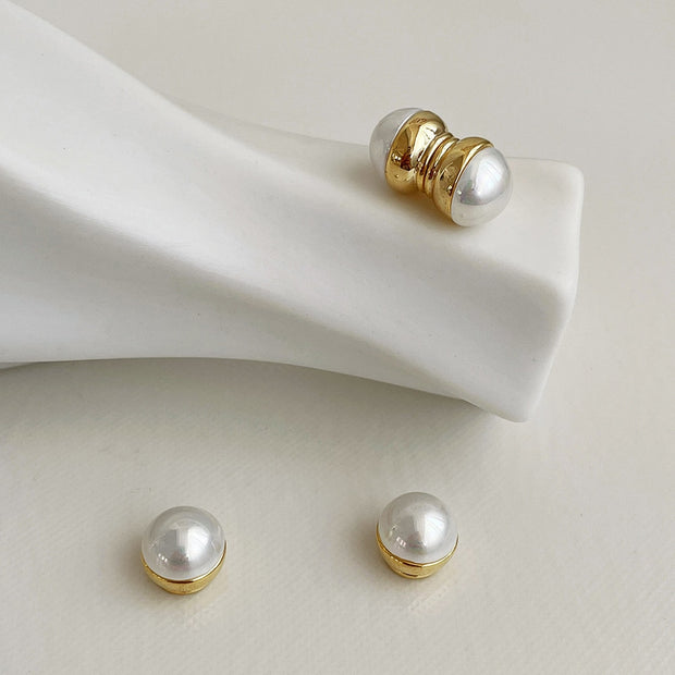 Magnetische Perlenohrringe - elegant sein ist einfach.