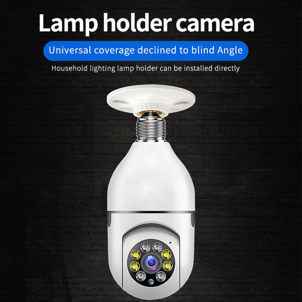 Intelligente Glühbirnenkamera - 360°-Ansicht