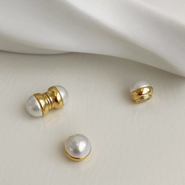 Magnetische Perlenohrringe - elegant sein ist einfach.