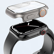 Glass+Case  for Apple Watch 44mm 45mm