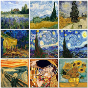 Sternennacht Vincent van Gogh Malen nach Zahlen