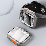 Glass+Case  for Apple Watch 44mm 45mm